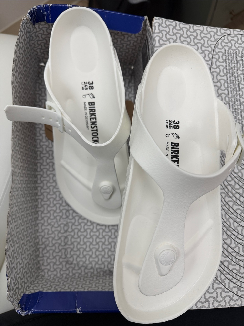 Birkenstock White EVA Women's Thong Sandals